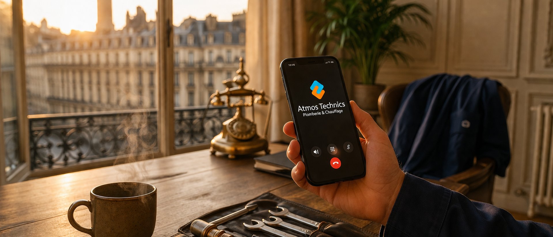 Appel direct à Atmos Technics depuis un logement bruxellois