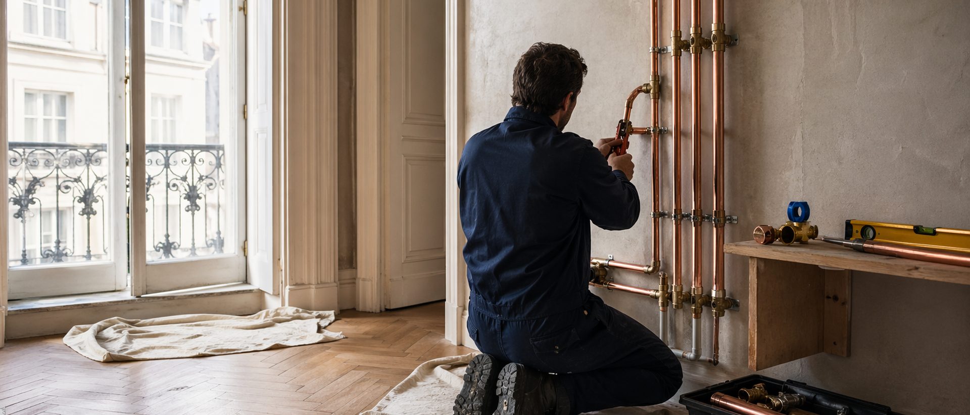 Installation plomberie à Bruxelles, Atmos Technics, plombier-chauffagiste agréé
