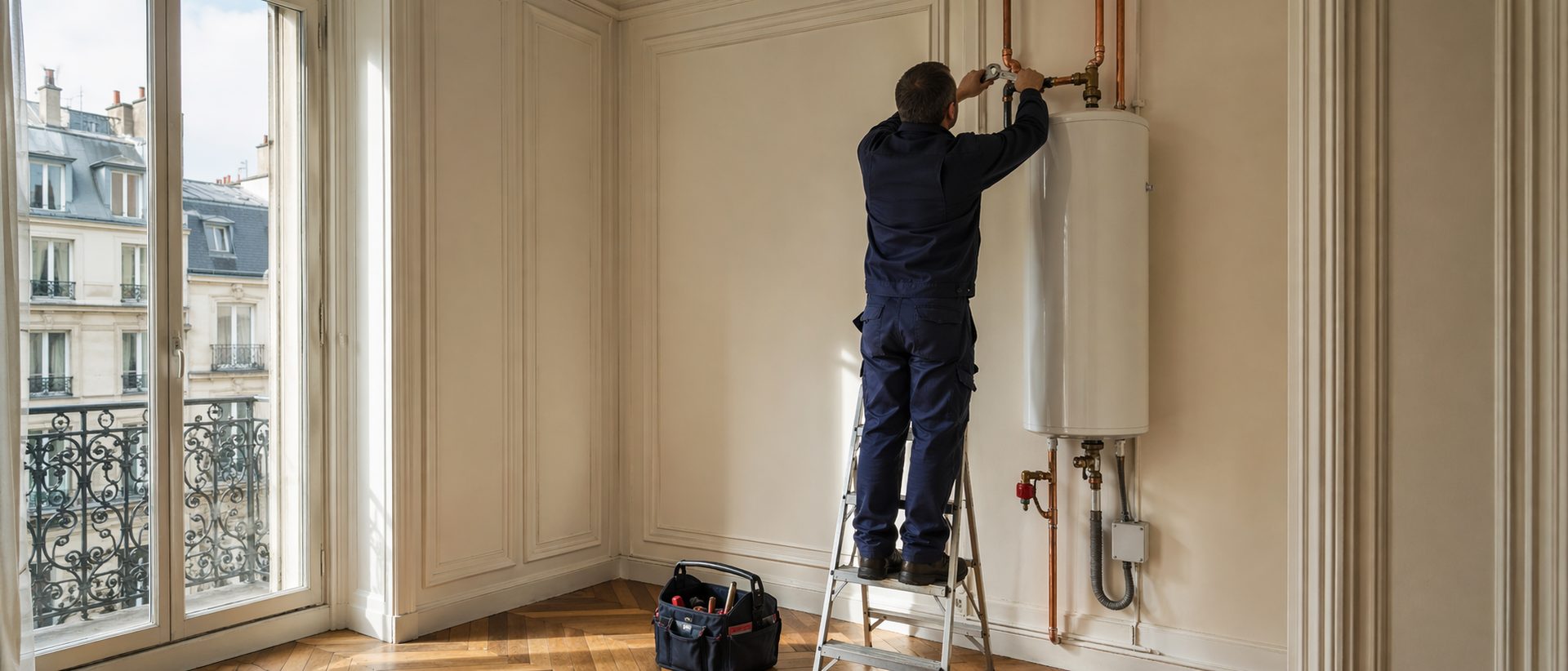 Remplacement boiler électrique à Bruxelles, Atmos Technics, plombier-chauffagiste agréé